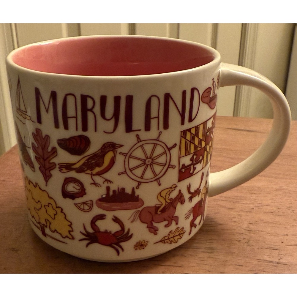 Starbucks Been There Series Collection Maryland Ceramic 14oz Coffee Mug Cup 2019
